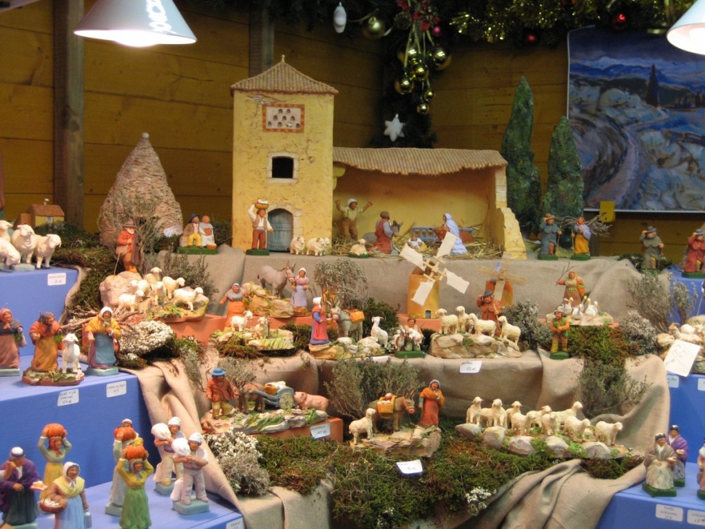 Avignon Christmas Market - Displays of Santons
