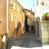 Looking down Grande Rue in front of la Baume des Pelerins 