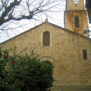 Sablet - Provence - The Romanesque Church of St. Nazaire - built during 12 Century, with additions in the 14th Century