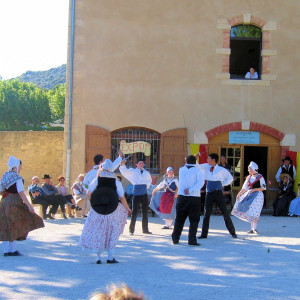 Provence - Beaumes de Venise - Traditional Dancing in the village square