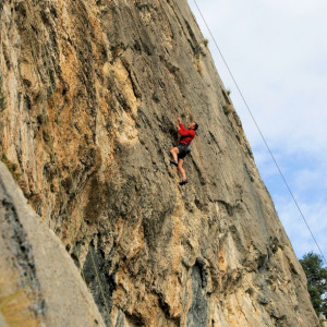 Climbing the Dentelles de Montmirail - a formidable rock outcrop in the Vaucluse