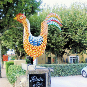Provence - Sablet - Restaurant Les Abeilles - Entrance
