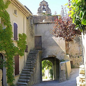 Old stone steps and stairs are a part of every Provencal village
