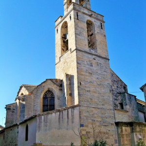 Provence - Visan - The Campanile on the Church in Visan