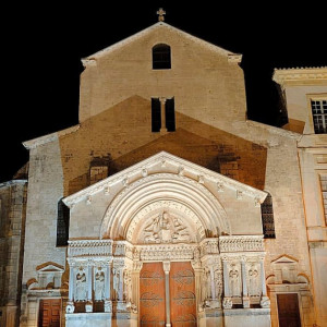 The  St Trophemius Cathedral in Arles - Provence