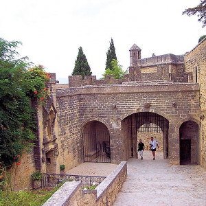 Entry to the Chateau at Ansouis