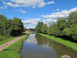 Canal Du Nivernais - Tow path beside the canal