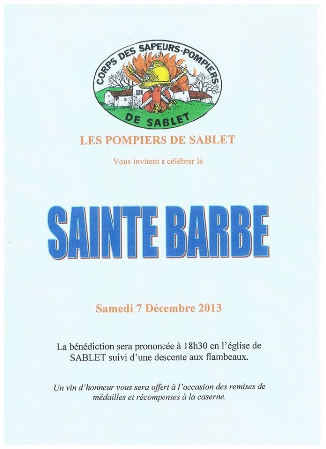 Christmas in Provence - St. Barbe's Feast Celebration in Sablet