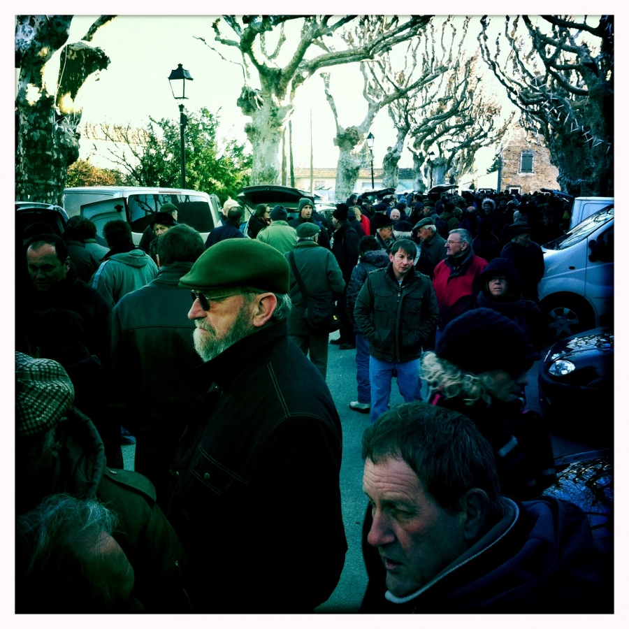 Each Saturday morning from November to March, buyers and sellers flock to the Truffle Market at Richeranches