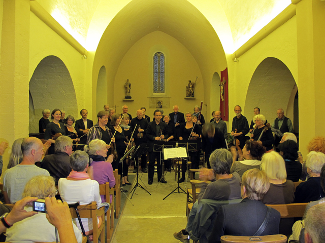 Symphony in Sablet - the audience shows their appreciation
