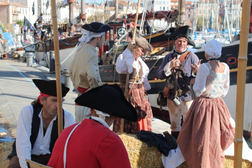 Characters at the 1720's festival